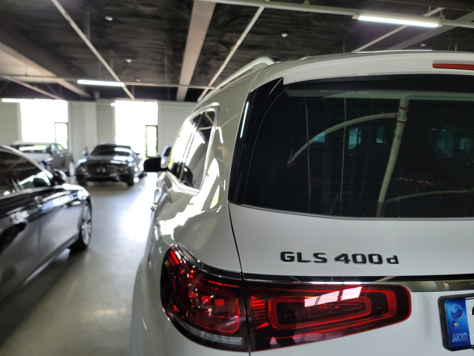 벤츠GLS400d - 전주사업소출장 , 리어모니터 노바Z9