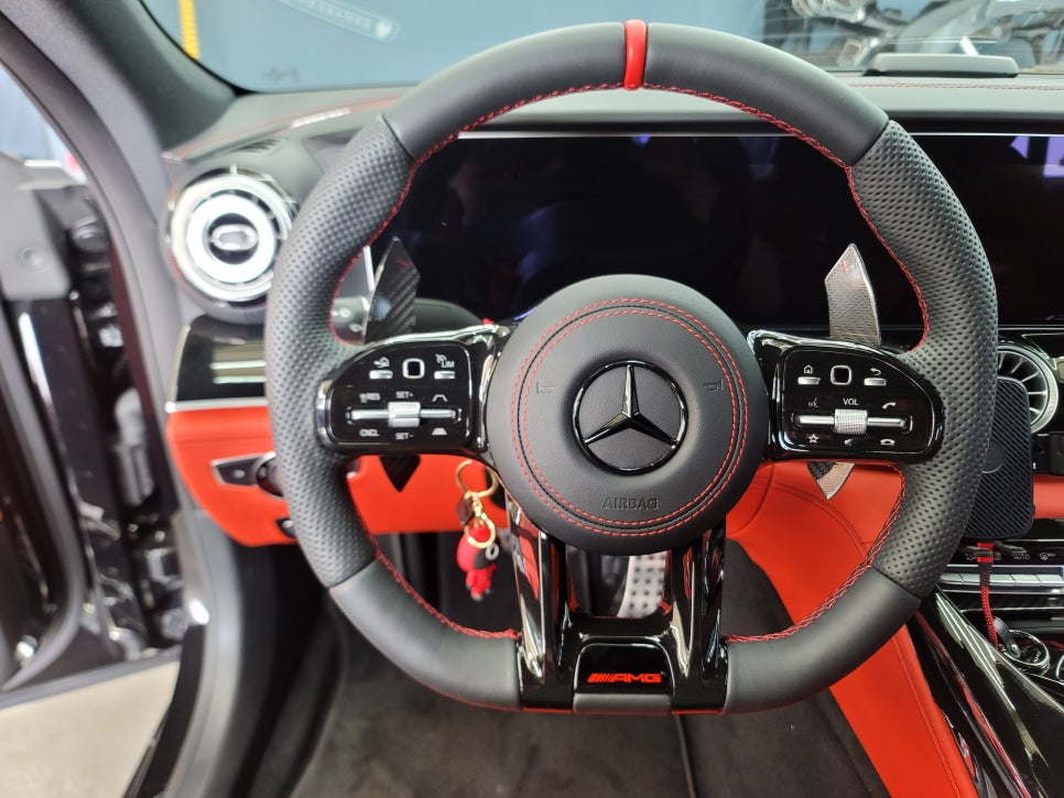 벤츠GT 43amg - 어질리티 셀렉트, 계기판 상단 엠비언트, 리어송풍구엠비언트
