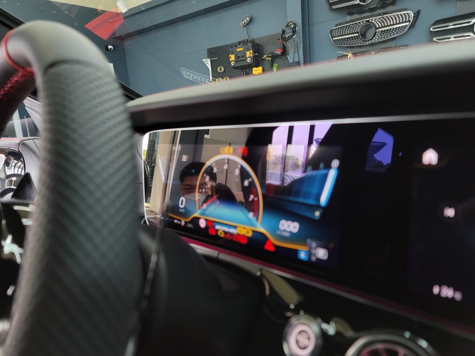 벤츠GT 43amg - 어질리티 셀렉트, 계기판 상단 엠비언트, 리어송풍구엠비언트
