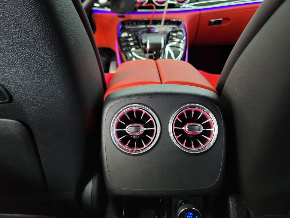 벤츠GT 43amg - 어질리티 셀렉트, 계기판 상단 엠비언트, 리어송풍구엠비언트