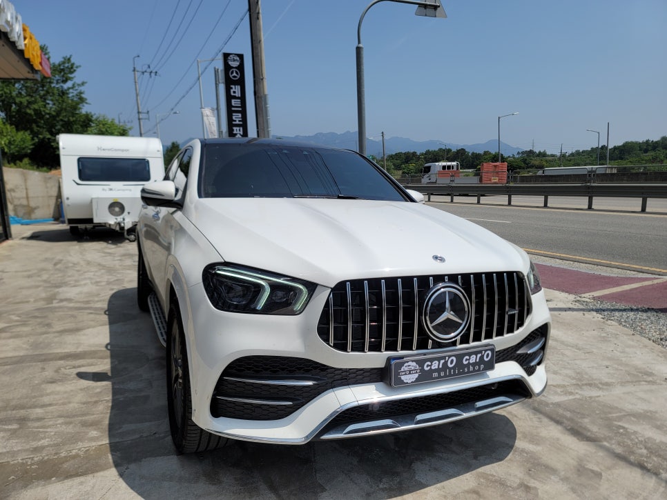 벤츠GLE350e - 세로 그릴, 옵틱 글라스 광각미러