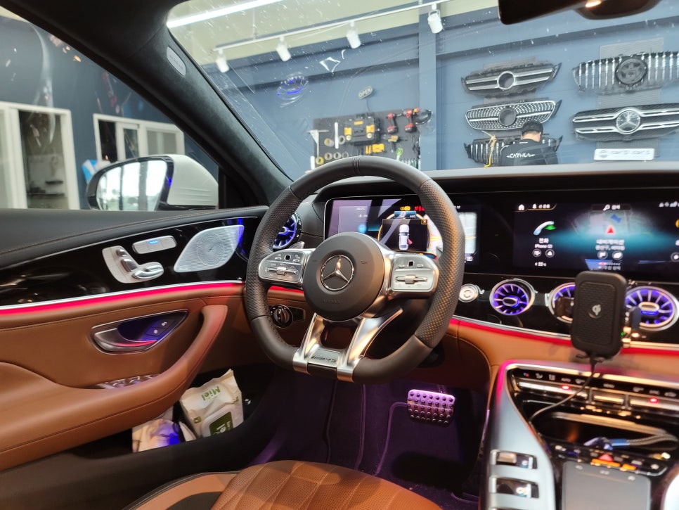 벤츠 GT43amg - 어질리티 셀렉트, 2열 송풍구 엠비언트