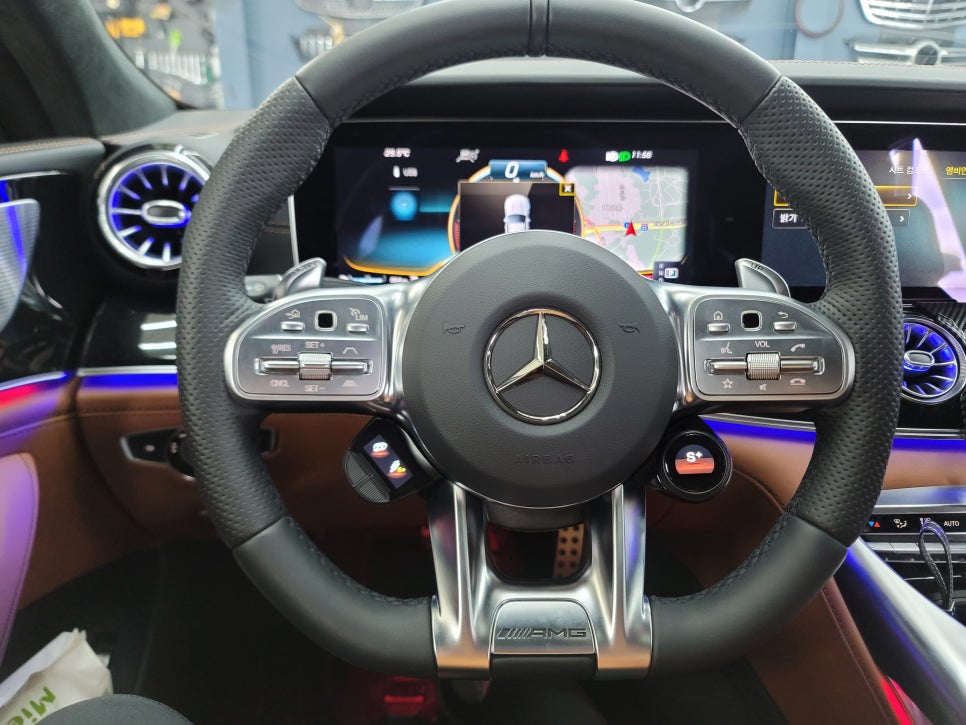 벤츠 GT43amg - 어질리티 셀렉트, 2열 송풍구 엠비언트