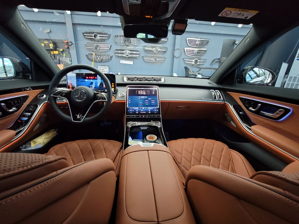 W223 S450 - 벤츠 순정 액티브 엠비언트 "4가지 멀티컬러 확장~~ "