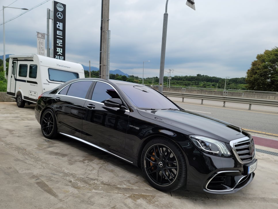 벤츠S63amg - 63색 송풍구 엠비언트, 3D부메스터 " 실내의 꽃을 피우다~ "