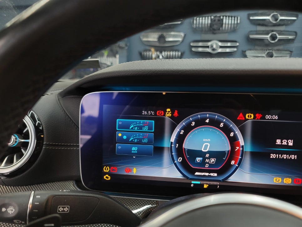 벤츠 CLS400d- 계기판 AMG 프로그래밍
