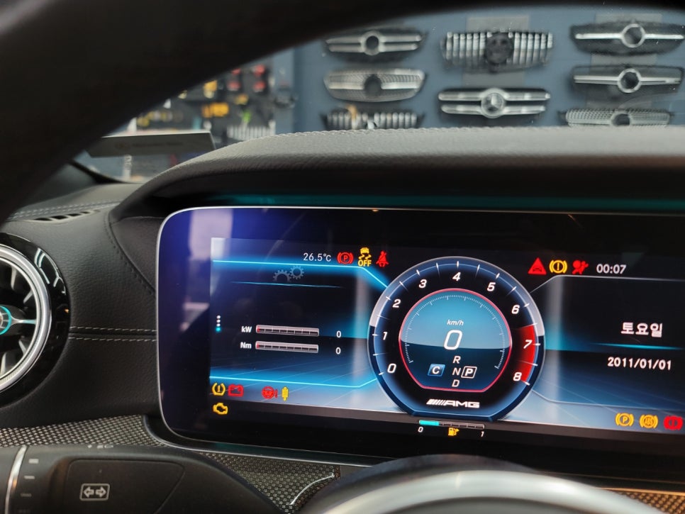 벤츠 CLS400d- 계기판 AMG 프로그래밍