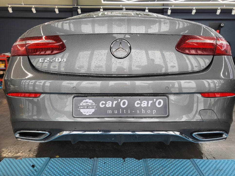 벤츠 E220d 쿠페 - E63amg 디퓨저 & 머플러 팁