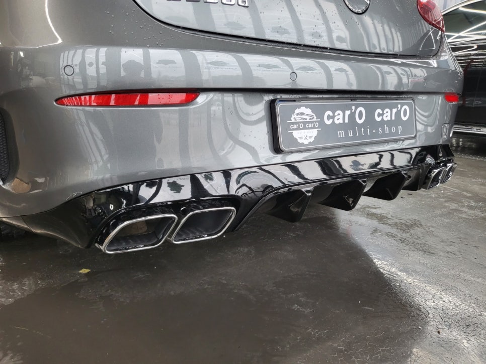 벤츠 E220d 쿠페 - E63amg 디퓨저 & 머플러 팁