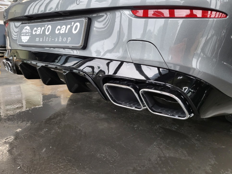 벤츠 E220d 쿠페 - E63amg 디퓨저 & 머플러 팁