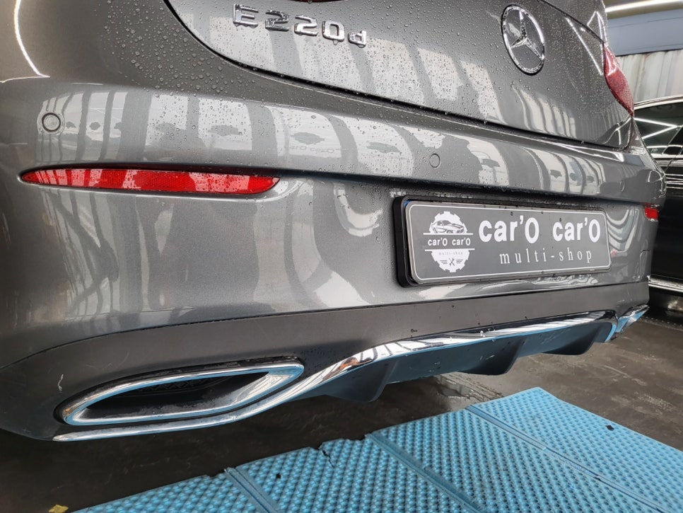 벤츠 E220d 쿠페 - E63amg 디퓨저 & 머플러 팁