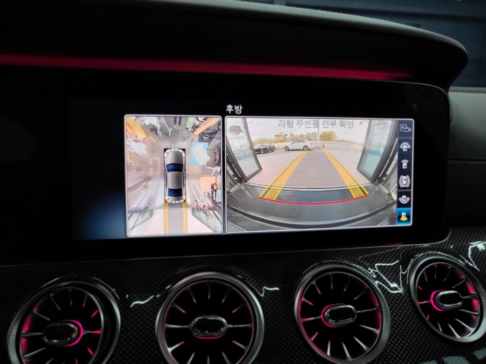 벤츠 cls300d - 순정 어라운드 뷰 " 좁은 골목길도 주차도 쉽게~ "