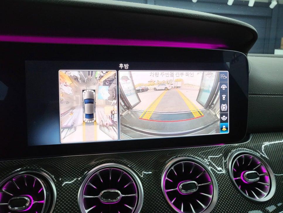 벤츠 cls300d - 순정 어라운드 뷰 " 좁은 골목길도 주차도 쉽게~ "
