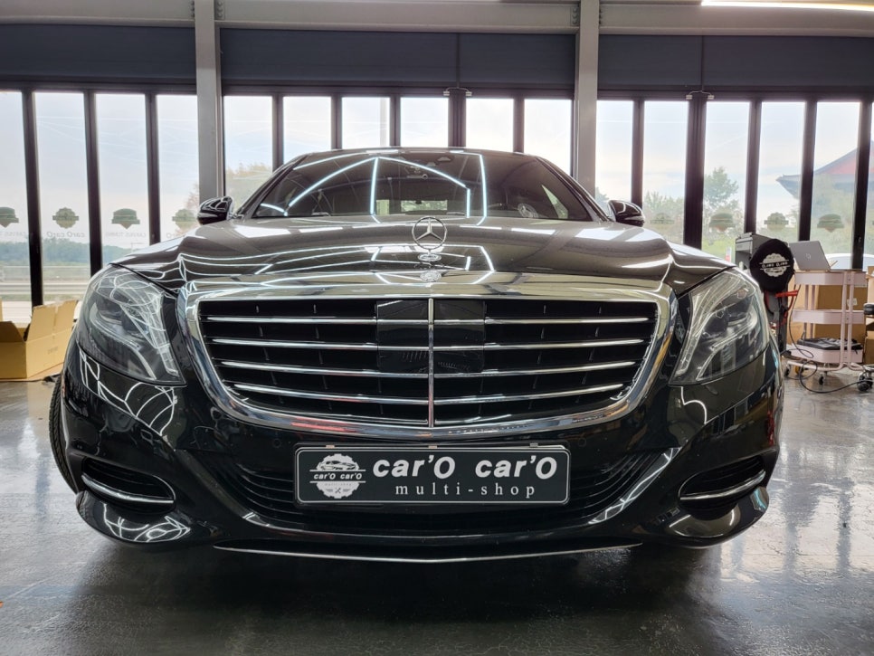 벤츠 전기형 S500 컨버전 - 후기형 S65amg 바디킷 / 20인치 마차휠까지 교체 !!
