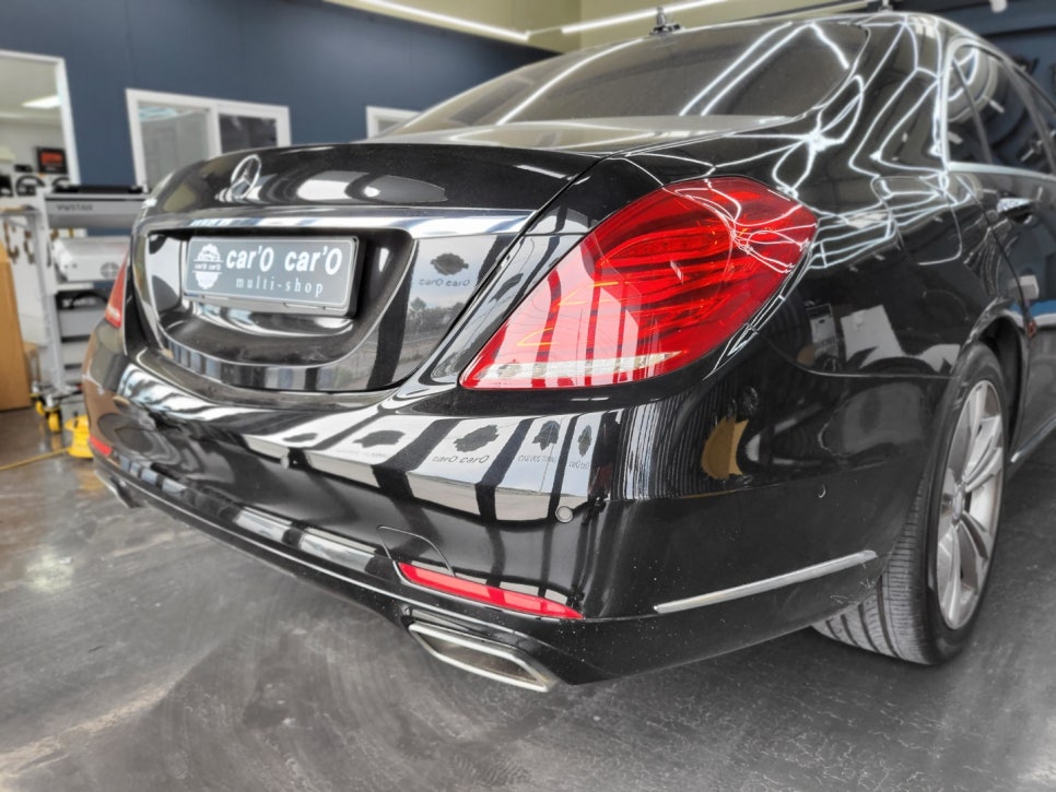 벤츠 전기형 S500 컨버전 - 후기형 S65amg 바디킷 / 20인치 마차휠까지 교체 !!