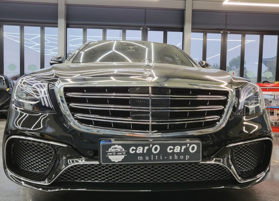 벤츠 전기형 S500 컨버전 - 후기형 S65amg 바디킷 / 20인치 마차휠까지 교체 !!