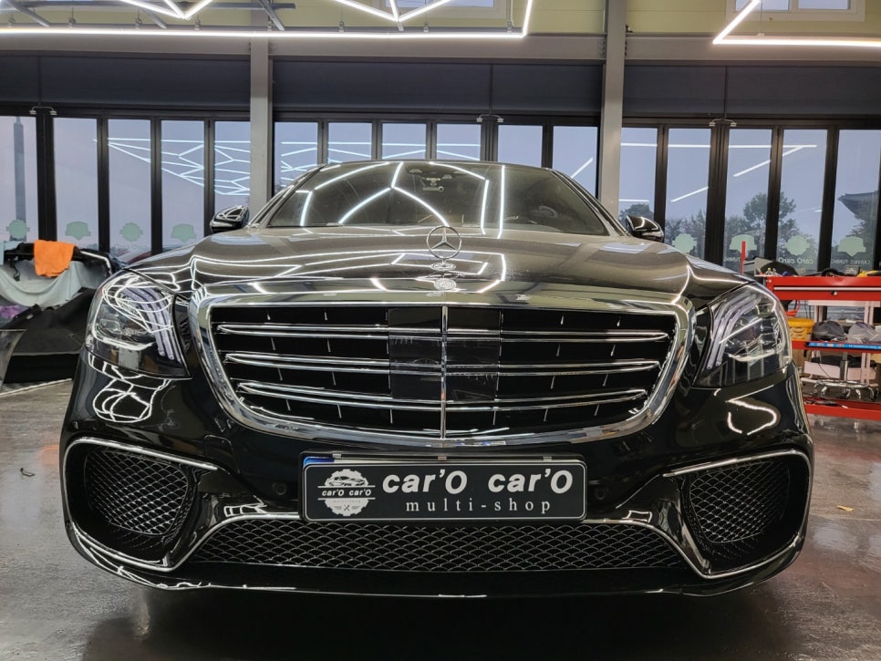 벤츠 전기형 S500 컨버전 - 후기형 S65amg 바디킷 / 20인치 마차휠까지 교체 !!