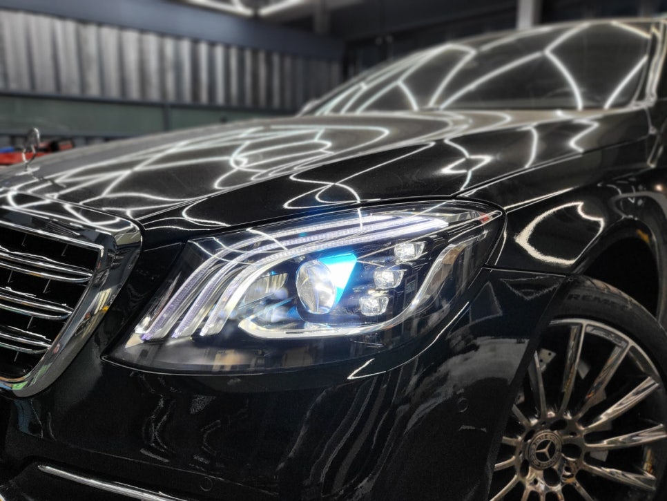 벤츠 전기형 S500 컨버전 - 후기형 S65amg 바디킷 / 20인치 마차휠까지 교체 !!
