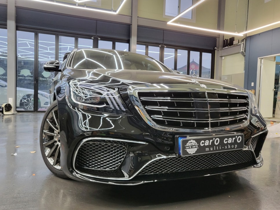 벤츠 전기형 S500 컨버전 - 후기형 S65amg 바디킷 / 20인치 마차휠까지 교체 !!