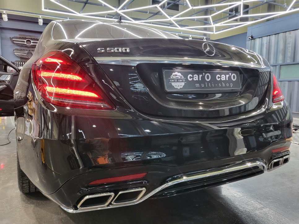 벤츠 전기형 S500 컨버전 - 후기형 S65amg 바디킷 / 20인치 마차휠까지 교체 !!