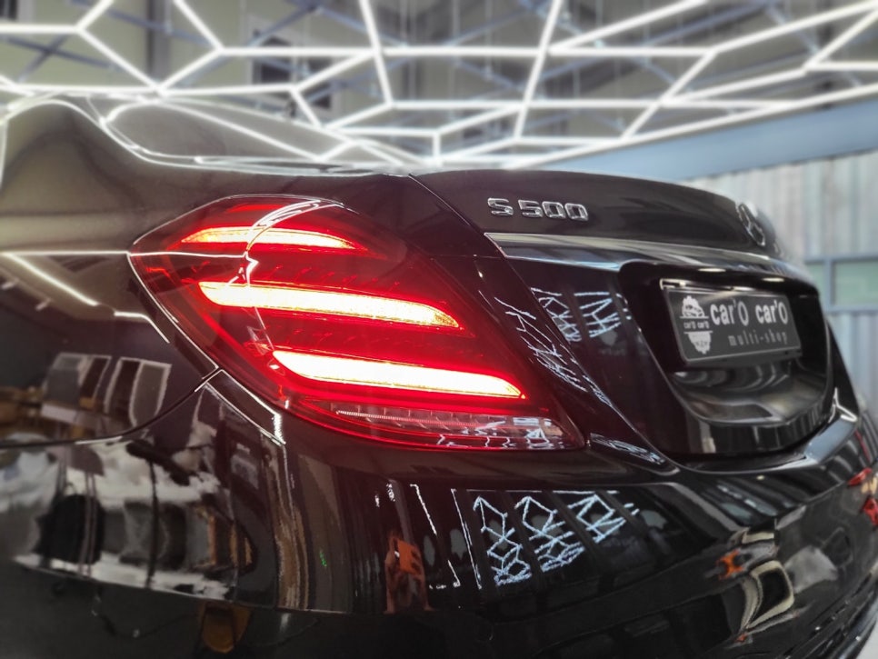 벤츠 전기형 S500 컨버전 - 후기형 S65amg 바디킷 / 20인치 마차휠까지 교체 !!