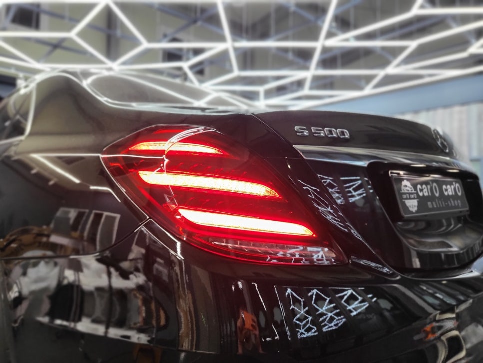 벤츠 전기형 S500 컨버전 - 후기형 S65amg 바디킷 / 20인치 마차휠까지 교체 !!