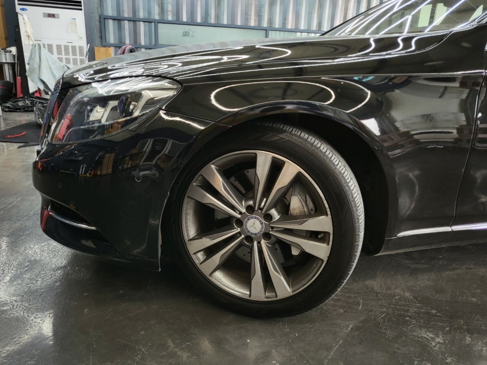 벤츠 전기형 S500 컨버전 - 후기형 S65amg 바디킷 / 20인치 마차휠까지 교체 !!