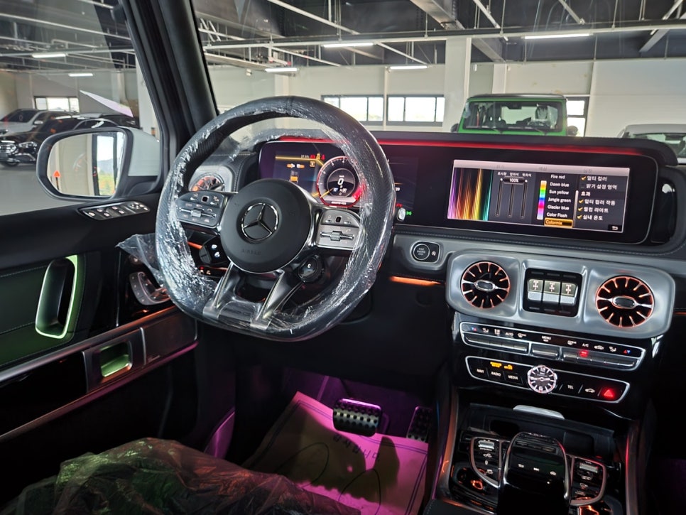 벤츠G63amg - 송풍구 엠비언트 " 벤츠순정엠비언트"