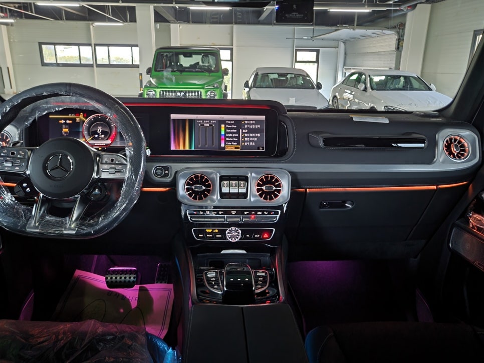 벤츠G63amg - 송풍구 엠비언트 " 벤츠순정엠비언트"
