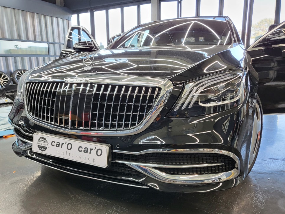 벤츠 전기형S500마이바흐 - 후기형 마이바흐 바디킷, 20인치 마이바흐 신형 휠까지 !!!!