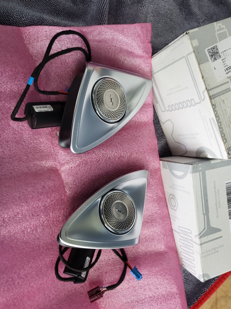 벤츠W223 S450 - 액티브 엠비언트 & 4D 부메스터 " 환상의 조합 "