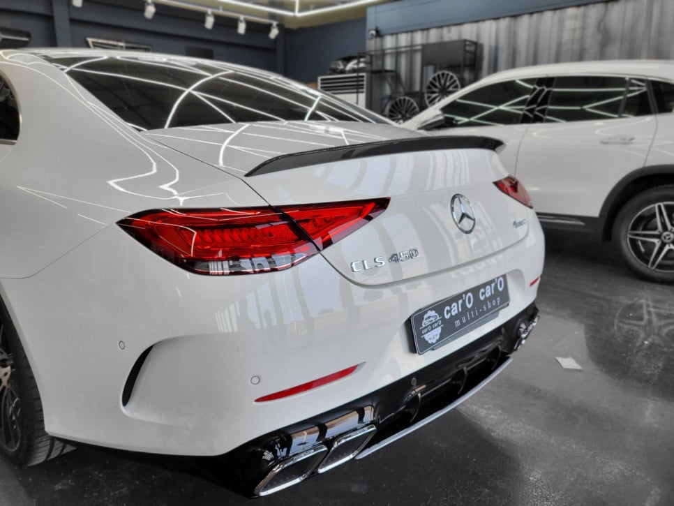 벤츠 CLS450 - 63amg 디퓨저, 카본 스포일러, 카본 사이드미러