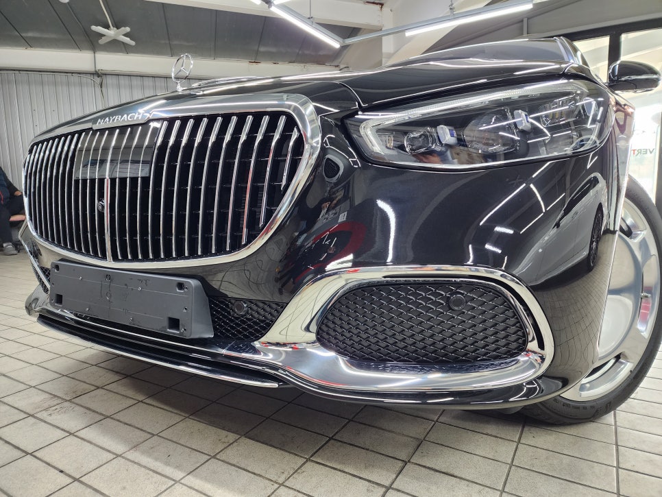 벤츠 S580마이바흐 - S680 하단 크롬 몰딩으로 럭셔리 업그레이드!