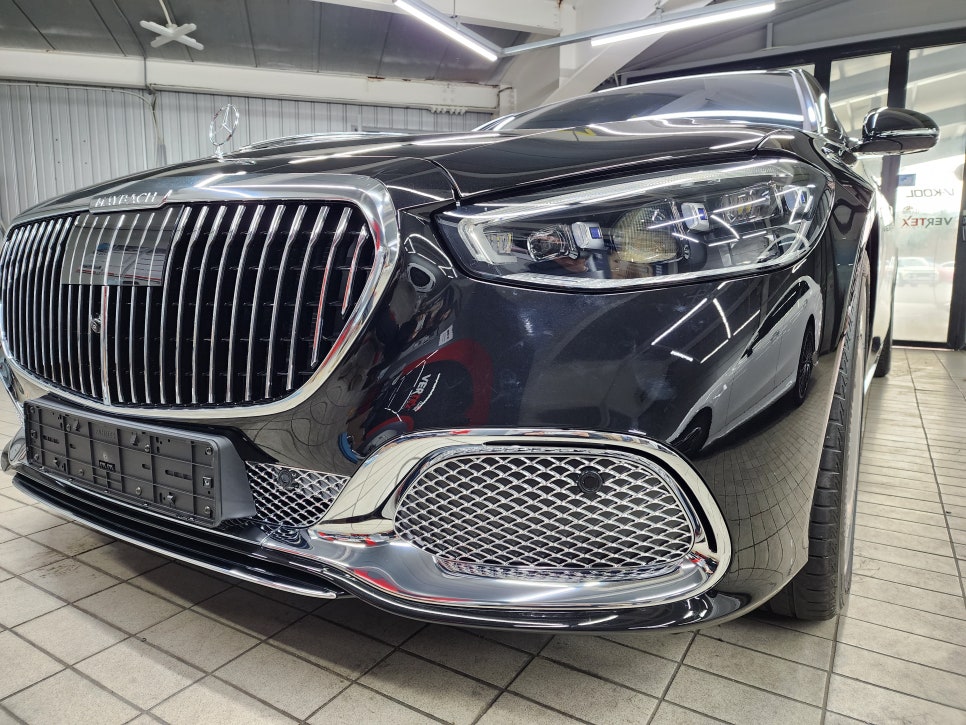 벤츠 S580마이바흐 - S680 하단 크롬 몰딩으로 럭셔리 업그레이드!