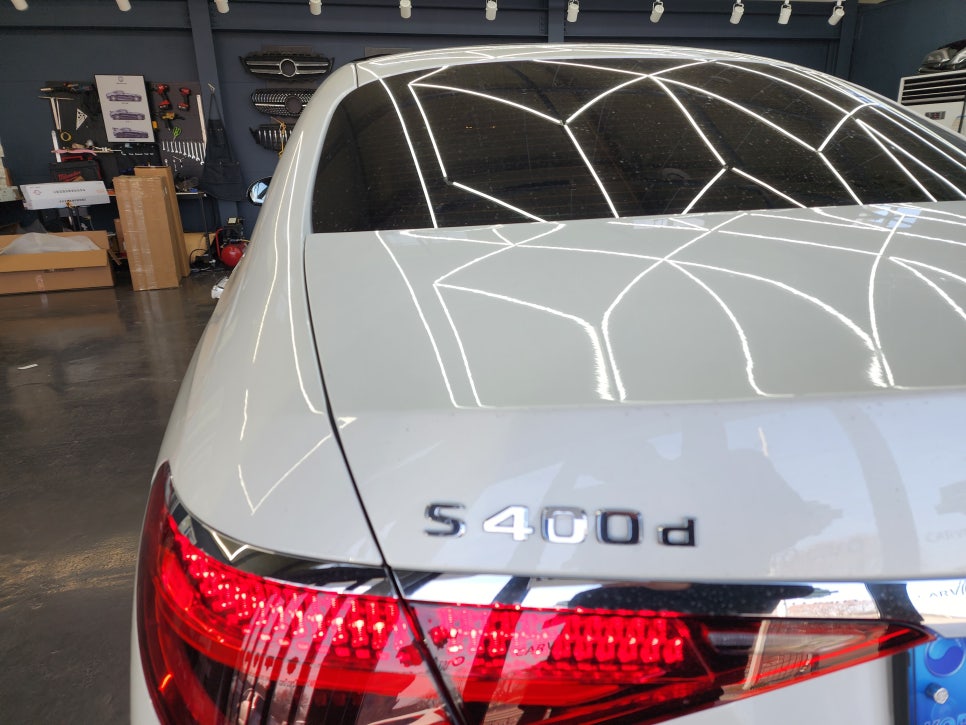 벤츠 S400d - 순정 4d부메스터, 아이나비 qxd8000, 커넥티드프로, 에코파워팩 s12