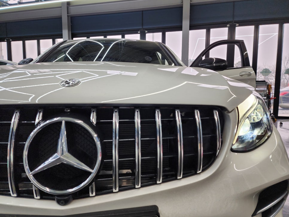 벤츠 GLC250 - 세로그릴은 진리죠~~ 안하시면 후회합니다!!