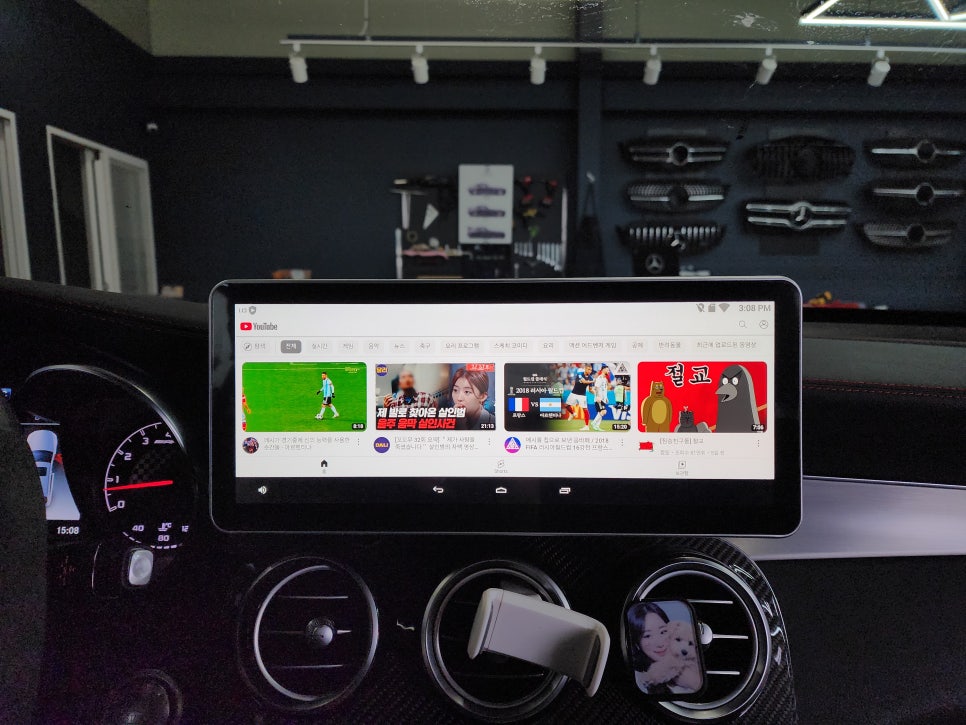벤츠GLC43amg - M2C-200a 플러스, 12인치 모니터