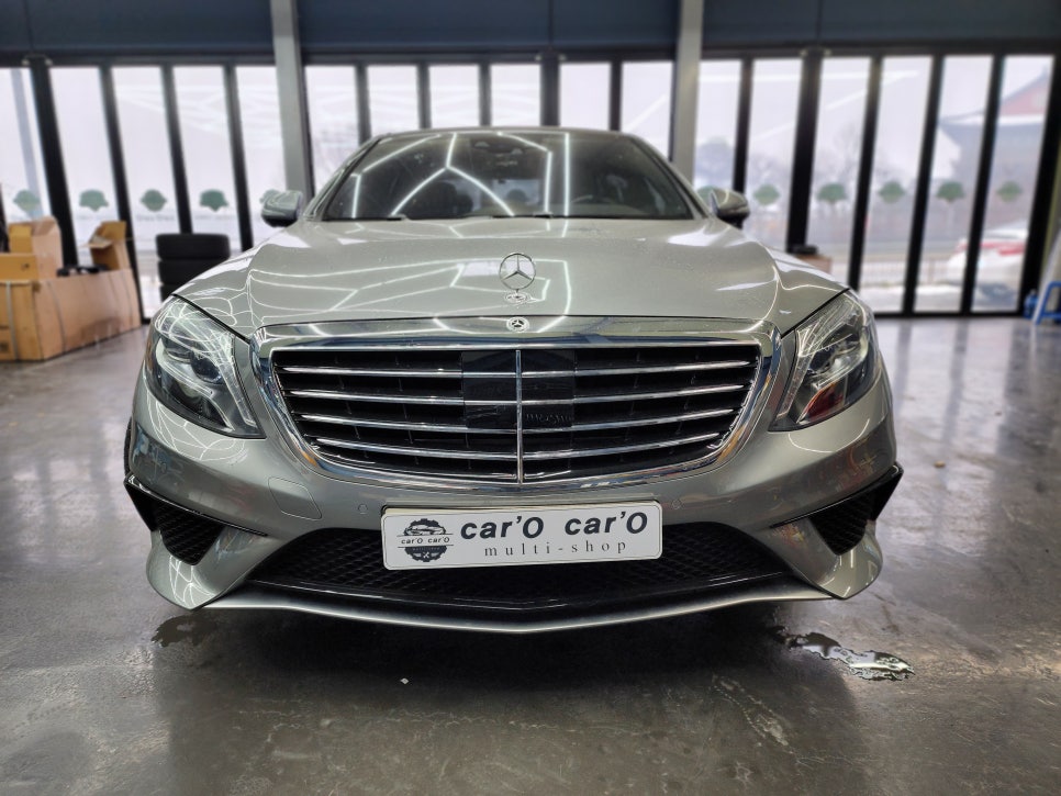 벤츠 S63amg 전기형 → 후기형 컨버전, " 완벽한 피팅감, 센서이식 "