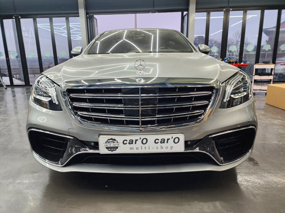 벤츠 S63amg 전기형 → 후기형 컨버전, " 완벽한 피팅감, 센서이식 "