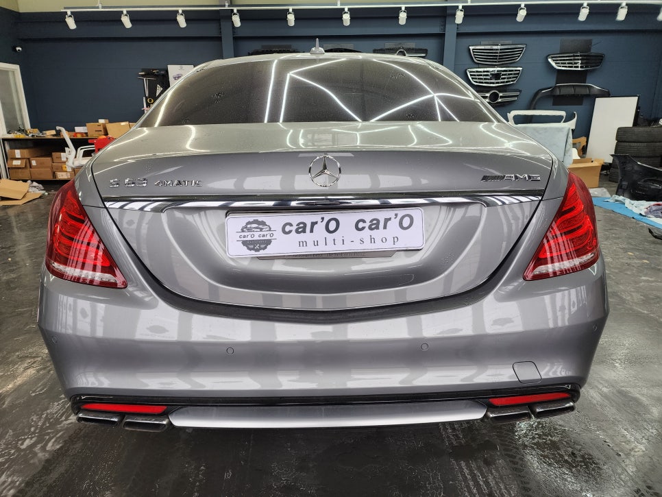 벤츠 S63amg 전기형 → 후기형 컨버전, " 완벽한 피팅감, 센서이식 "