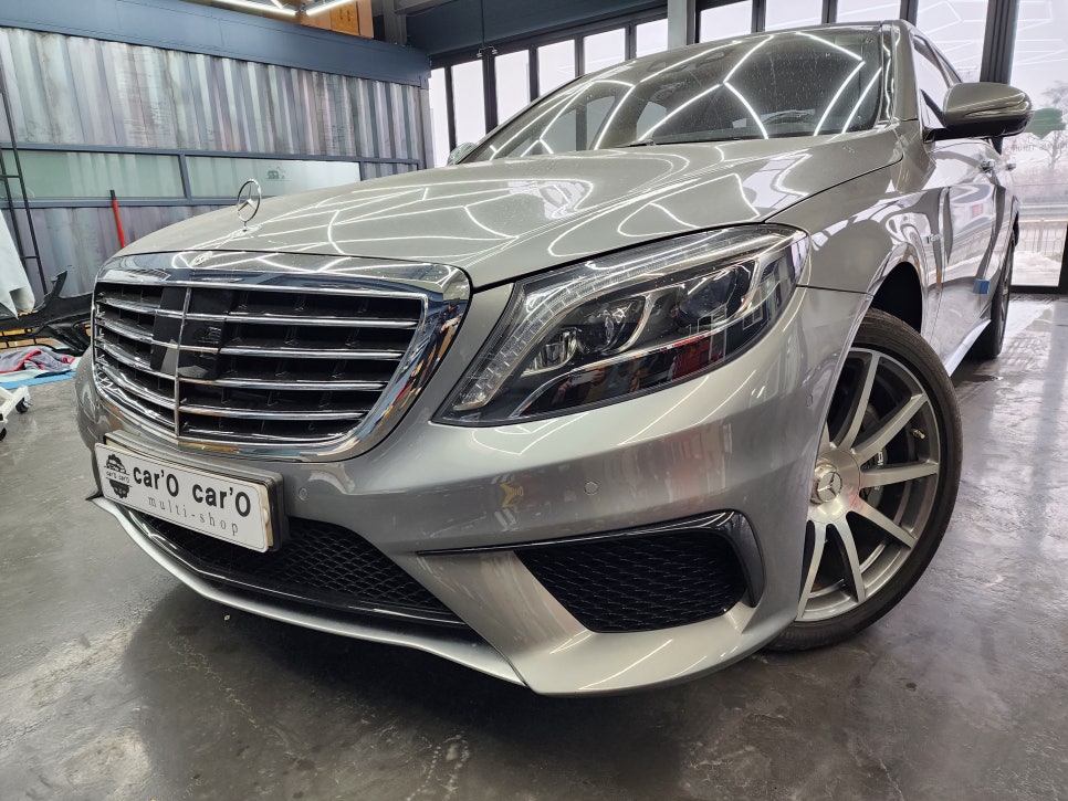 벤츠 S63amg 전기형 → 후기형 컨버전, " 완벽한 피팅감, 센서이식 "