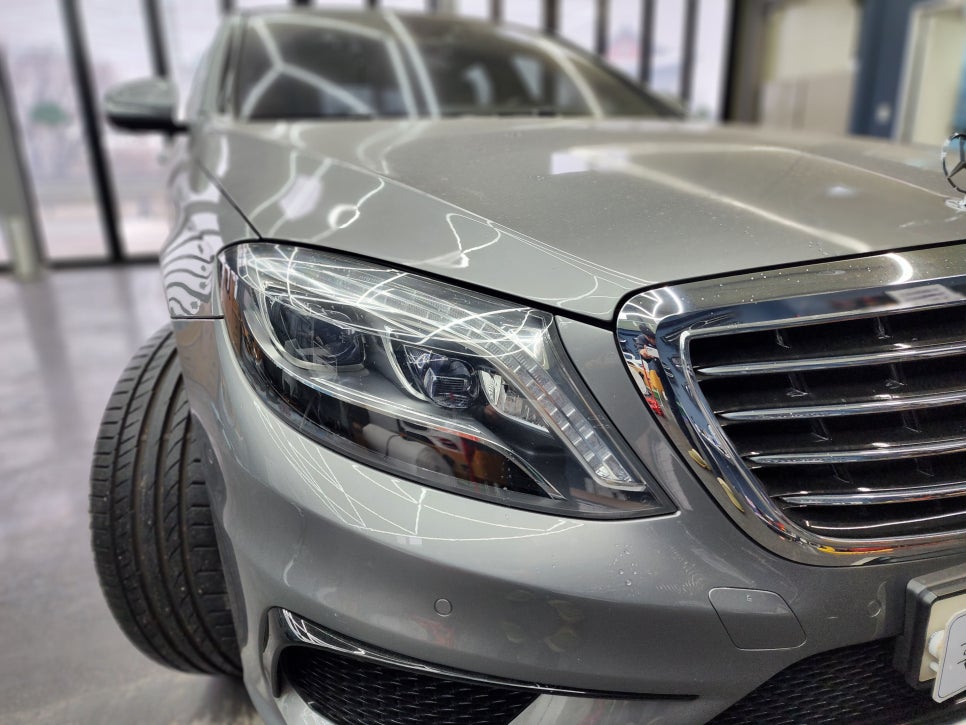 벤츠 S63amg 전기형 → 후기형 컨버전, " 완벽한 피팅감, 센서이식 "