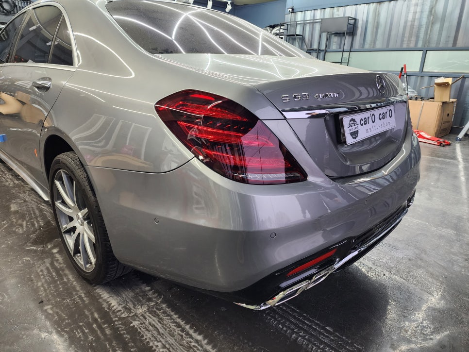 벤츠 S63amg 전기형 → 후기형 컨버전, " 완벽한 피팅감, 센서이식 "