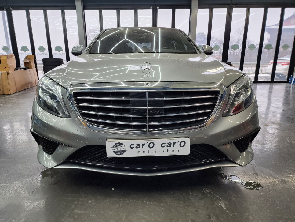 벤츠 S63amg 전기형 → 후기형 컨버전, " 완벽한 피팅감, 센서이식 "