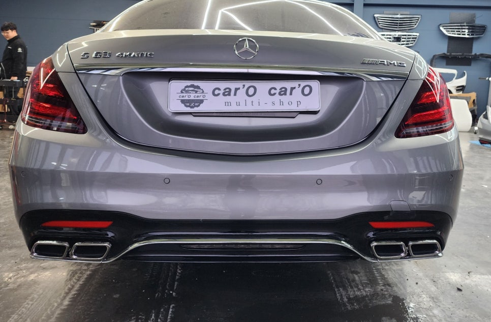 벤츠 S63amg 전기형 → 후기형 컨버전, " 완벽한 피팅감, 센서이식 "