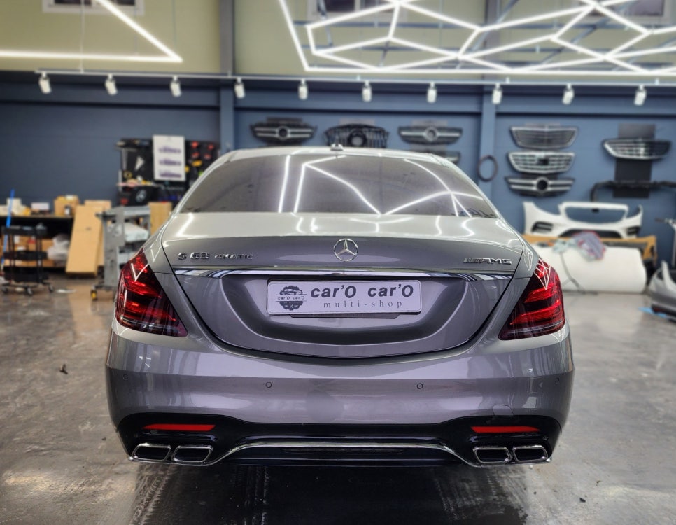 벤츠 S63amg 전기형 → 후기형 컨버전, " 완벽한 피팅감, 센서이식 "