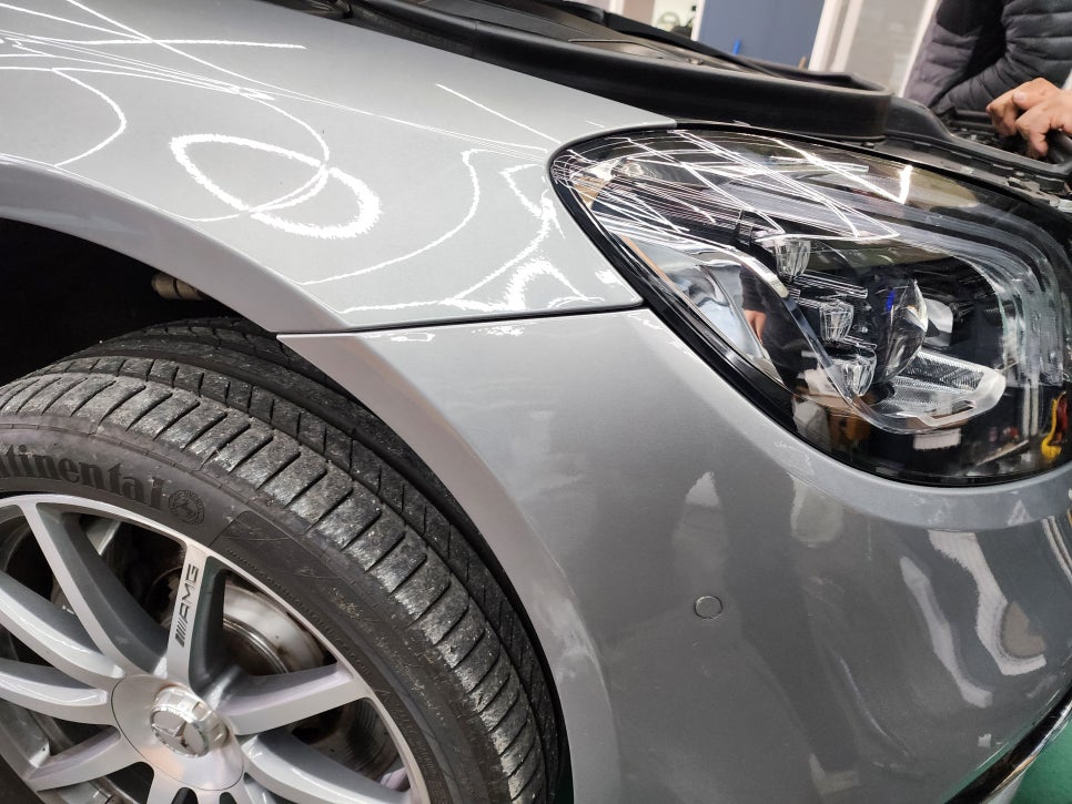 벤츠 S63amg 전기형 → 후기형 컨버전, " 완벽한 피팅감, 센서이식 "