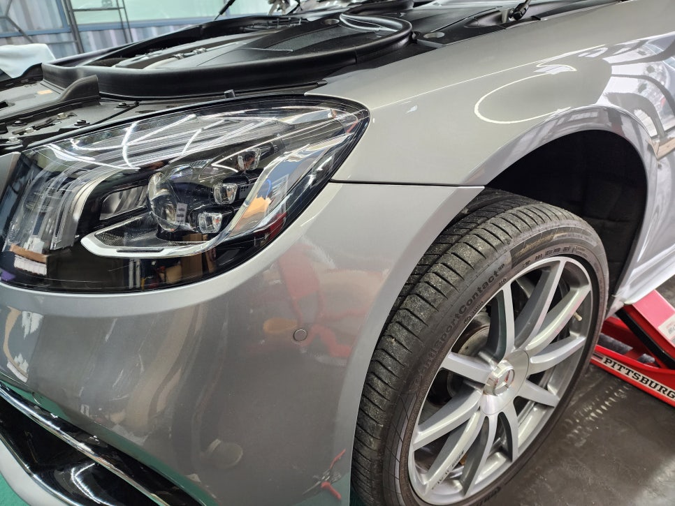 벤츠 S63amg 전기형 → 후기형 컨버전, " 완벽한 피팅감, 센서이식 "