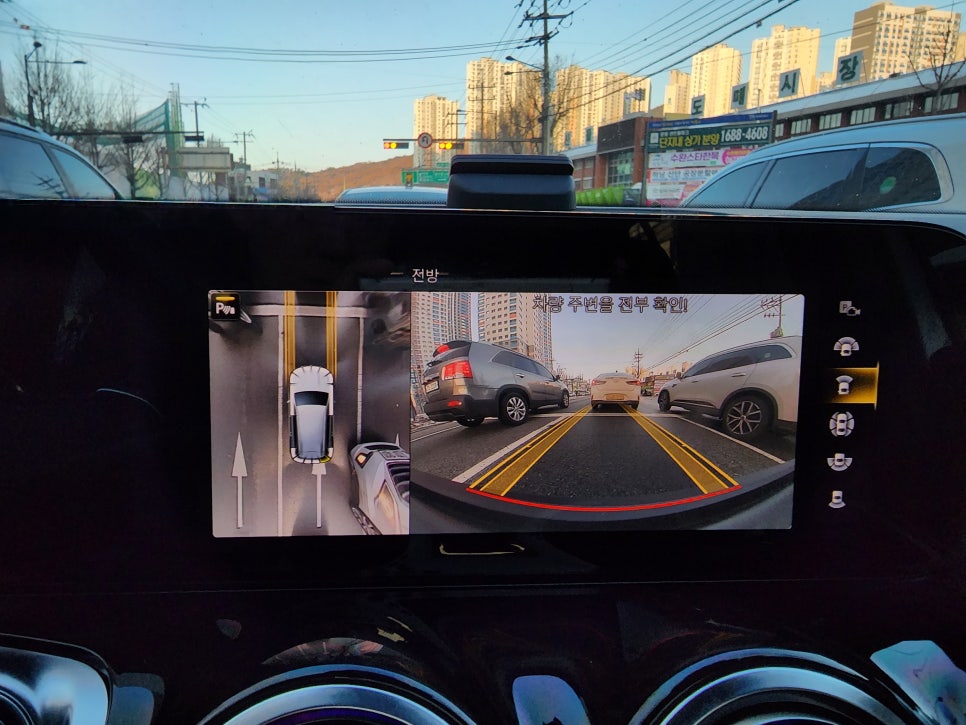 벤츠 GLB35amg - 벤츠 순정 어라운드 뷰 시공