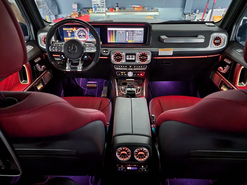 벤츠 G63amg -송풍구 엠비언트 " 아직도 안하셨다구요? 이 좋은걸~ "
